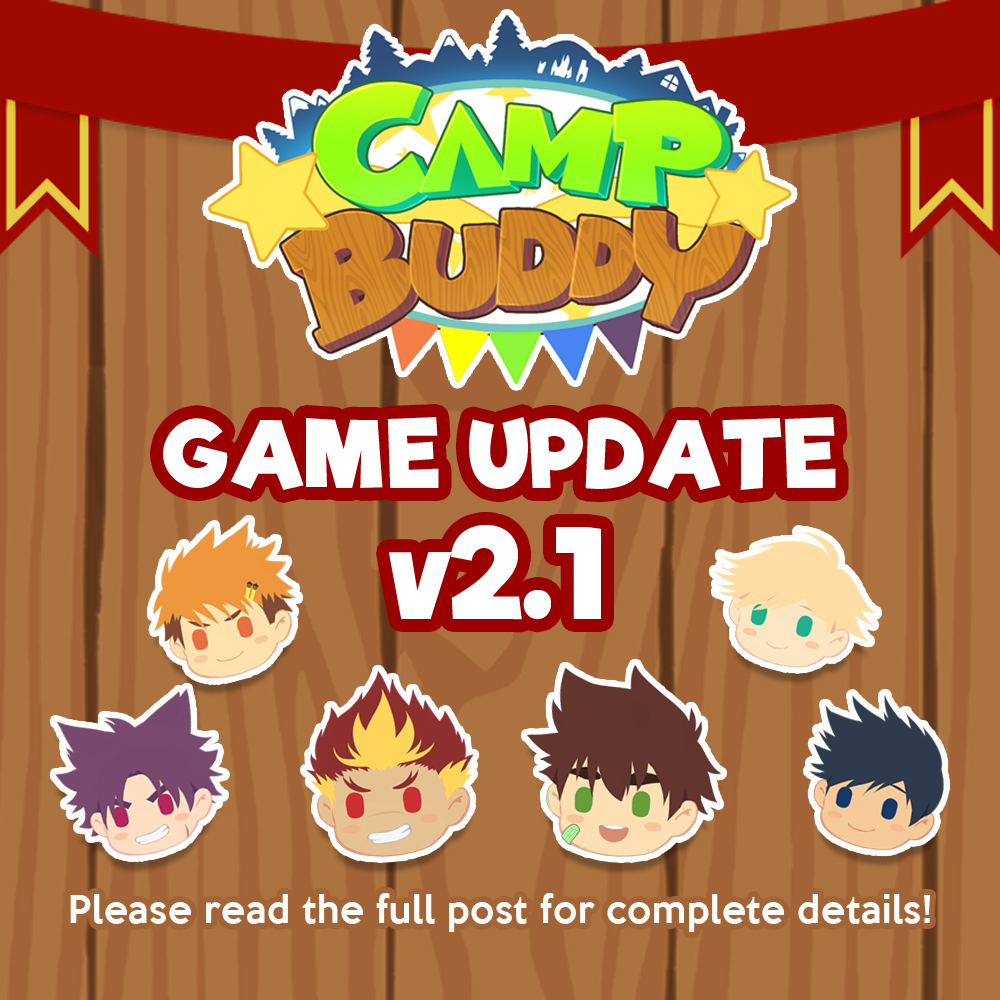 Camp Buddy Patch 2.1 & FAQ Launched!