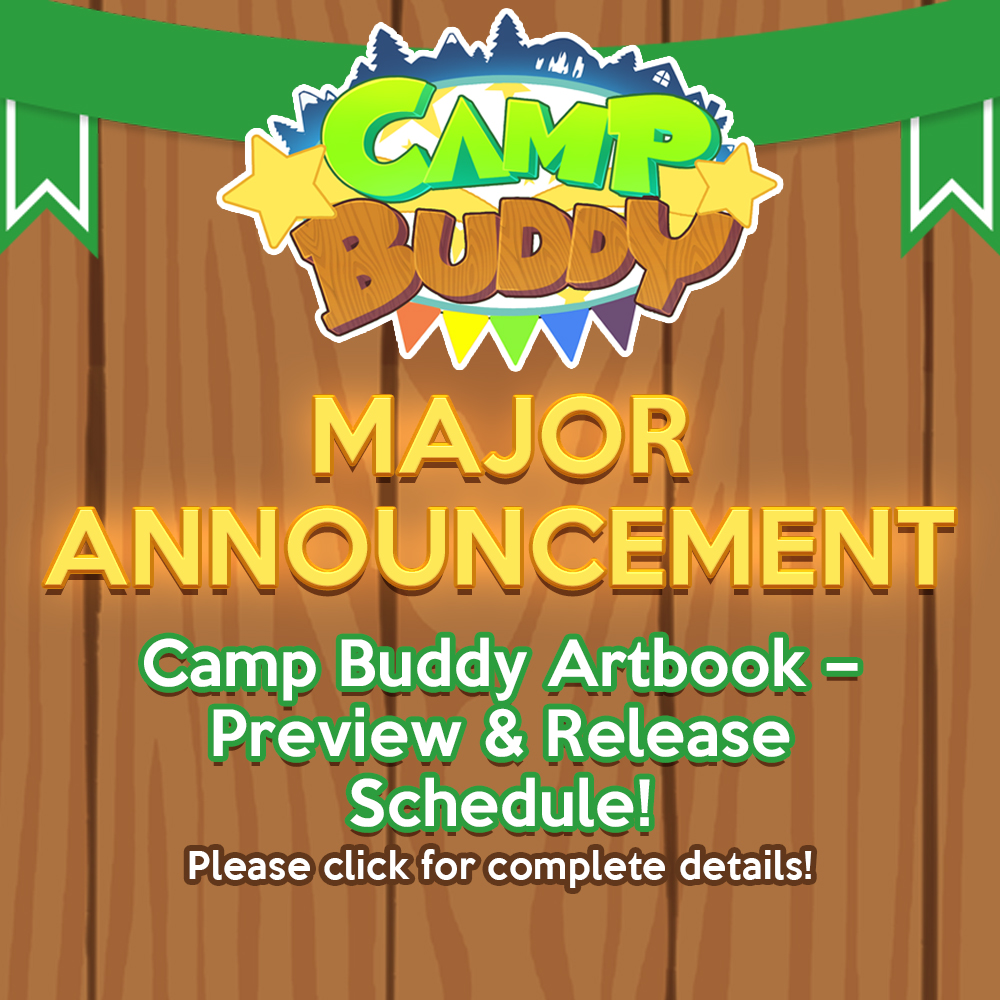 Camp Buddy Artbook – Preview & Digital Release Schedule!