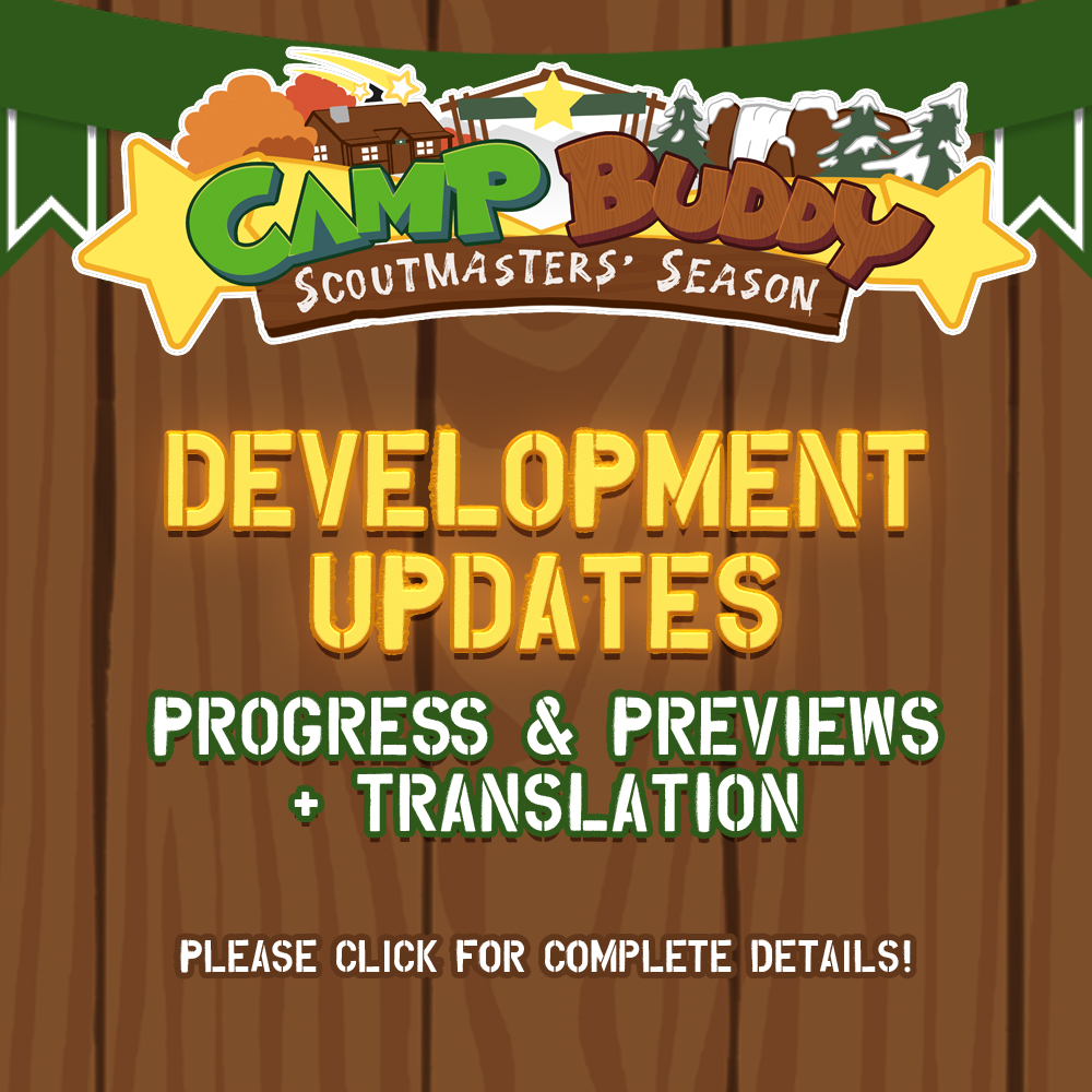 Scoutmaster’s Season Development & Camp Buddy Translation Updates