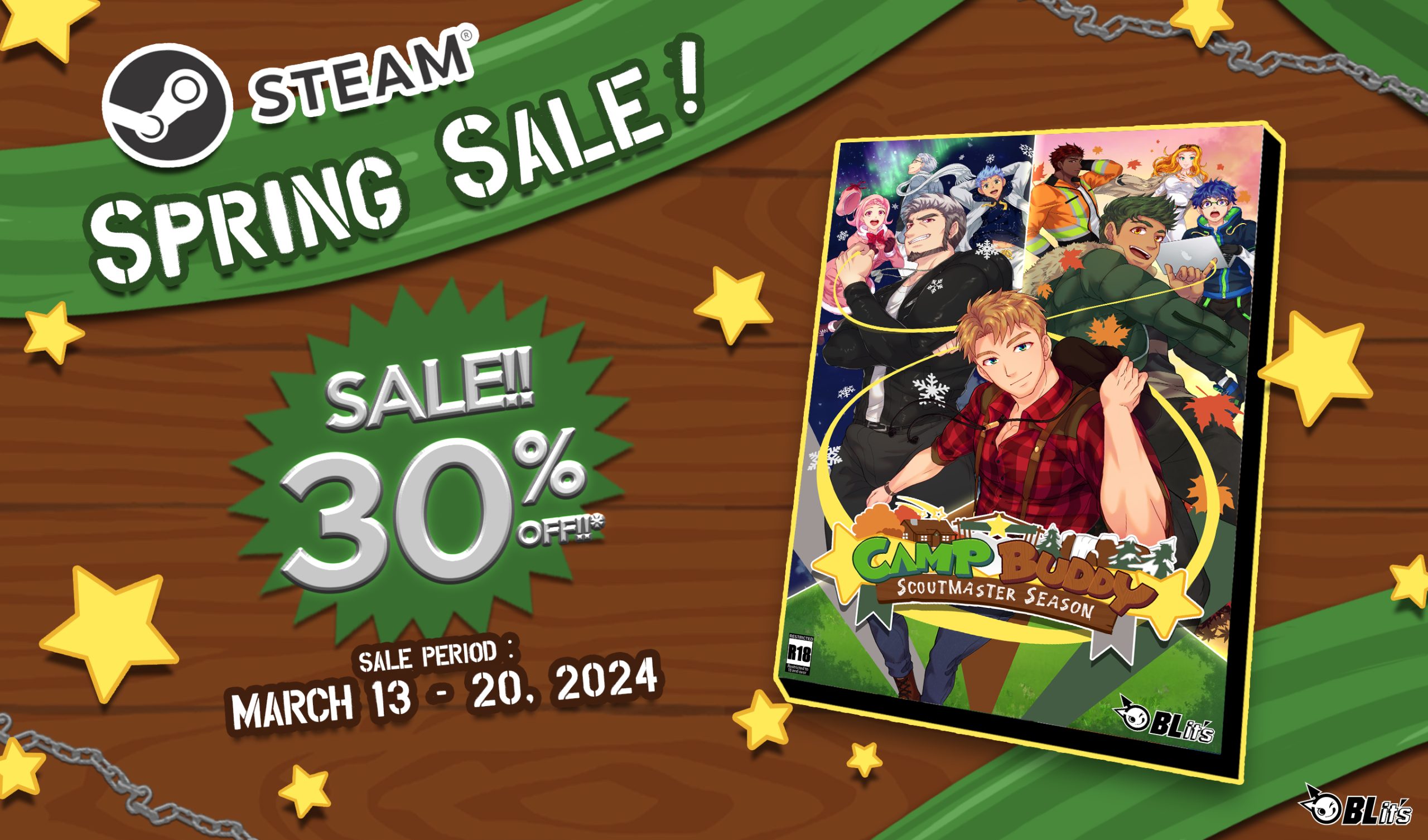 Camp Buddy & Scoutmaster Season Spring Sale! | BLits Games